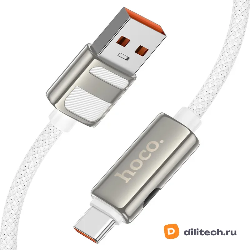 Кабель USB Type-C HOCO U137 / TYPE-C, цвет чёрный — фото 4