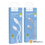 Кабель USB Type-C HOCO X107 / TYPE-C/TYPE-C, цвет белый — миниатюра 8