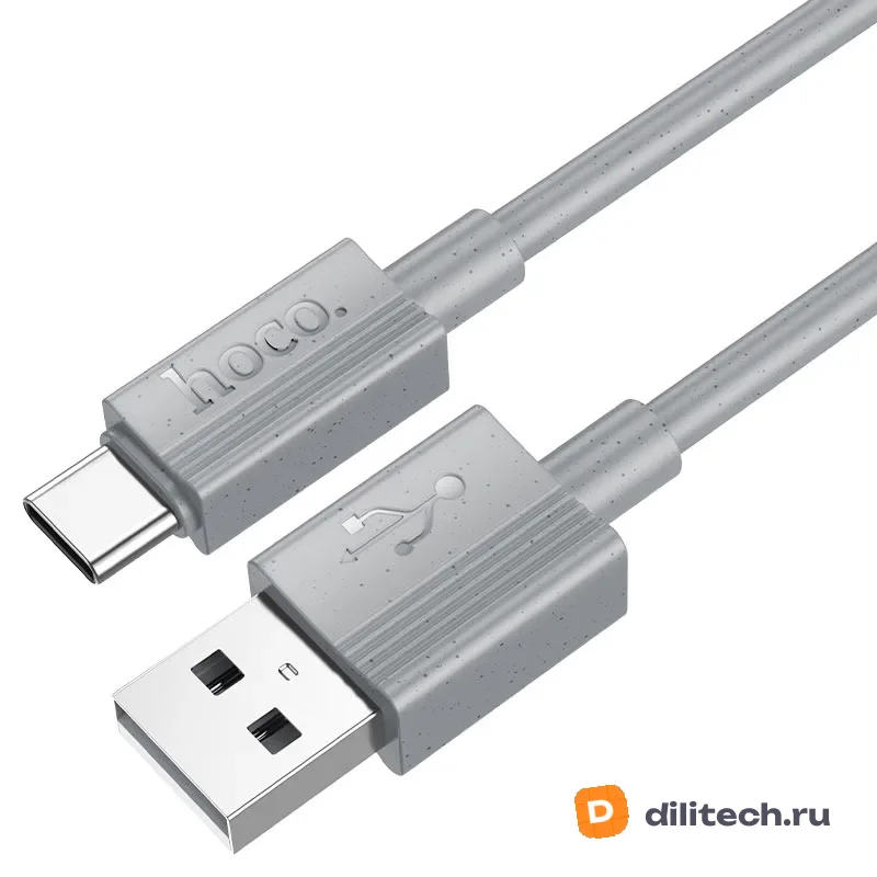 Кабель USB Type-C HOCO X107 / TYPE-C/TYPE-C, цвет белый — фото 3