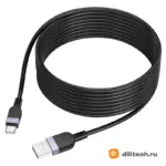 Кабель USB Type-C HOCO X109 / TYPE-C / 3M, цвет чёрный — миниатюра 1