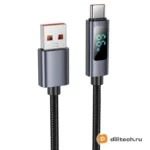 Кабель USB Type-C HOCO X112 / IOS, цвет чёрный — миниатюра 5