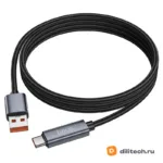 Кабель USB Type-C HOCO X112 / IOS, цвет чёрный — миниатюра 1