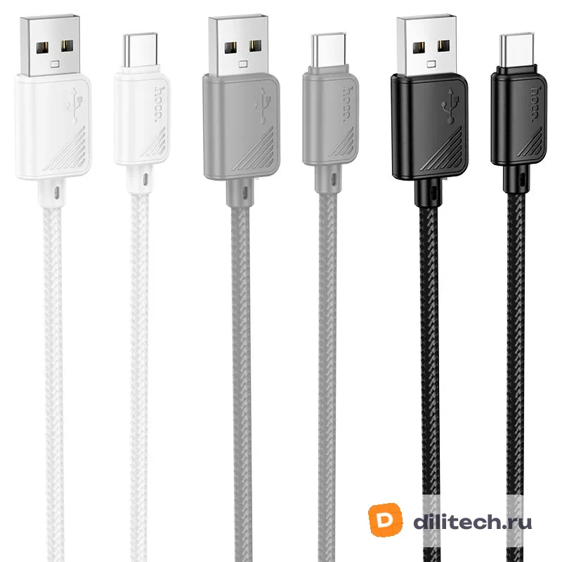 Кабель USB Type-C HOCO X113 / IOS, цвет чёрный — фото 5