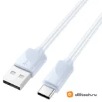 Кабель USB Type-C HOCO X114 / IOS/TYPE-C, цвет белый — миниатюра 2