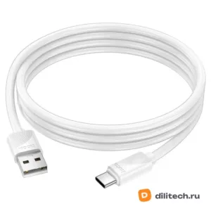 Кабель USB Type-C HOCO X114 / IOS/TYPE-C, цвет белый