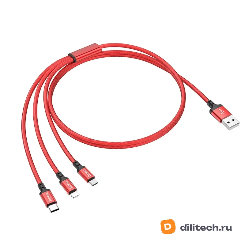 Кабель USB Type-C HOCO X14 / TYPE-C/TYPE-C, цвет чёрный — фото 3