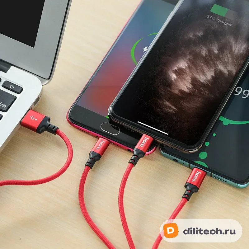 Кабель USB Type-C HOCO X14 / TYPE-C/TYPE-C, цвет чёрный — фото 4