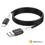 Кабель USB Type-C HOCO X82 / IOS/TYPE-C, цвет чёрный — миниатюра 1