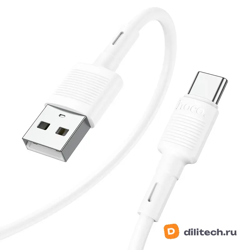 Кабель USB Type-C HOCO X83 / MICRO, цвет белый