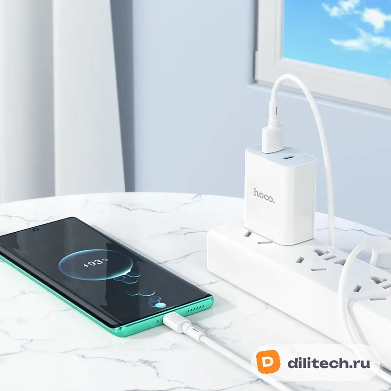 Кабель USB Type-C HOCO X83 / MICRO, цвет белый — фото 5