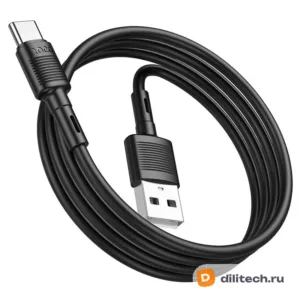 Кабель USB Type-C HOCO X83 / TYPE-C/TYPE-C, цвет чёрный