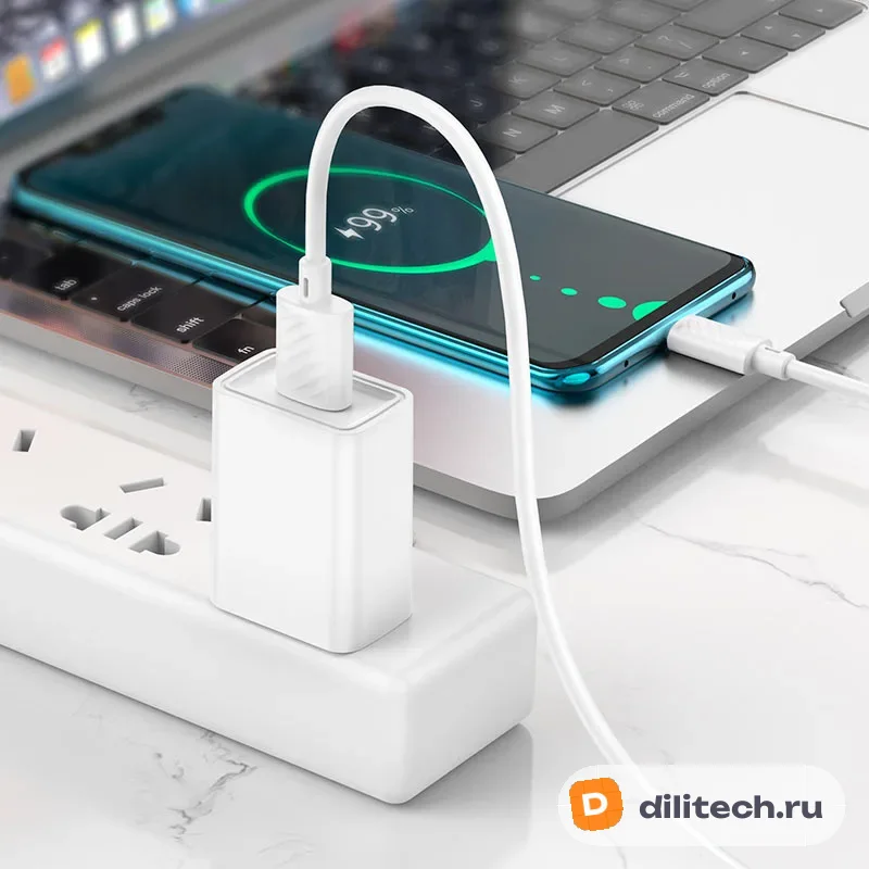Кабель USB Type-C HOCO X88 / IOS/TYPE-C / 2M, цвет чёрный — фото 6