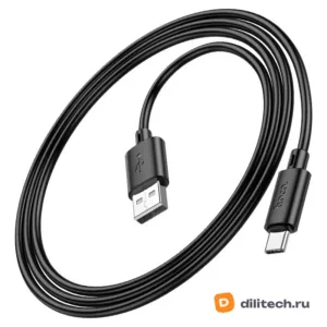 Кабель USB Type-C HOCO X88 / IOS/TYPE-C / 2M, цвет чёрный