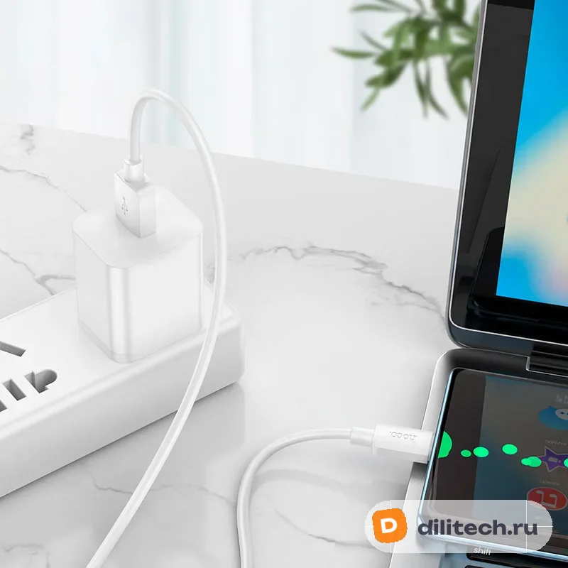 Кабель USB Type-C HOCO X96 / TYPE-C / 0.25, цвет чёрный — фото 6