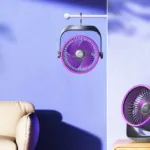 Настольный вентилятор REMAX F27 /Gray Purple — миниатюра 2