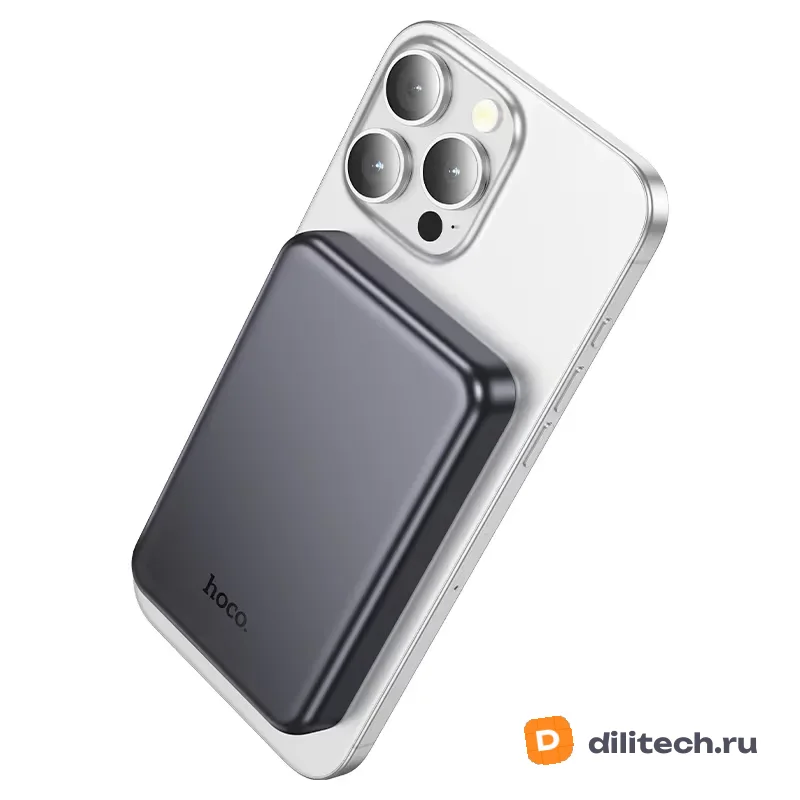 Пауэрбанк HOCO J160B / (20000mAh), цвет серый — фото 3