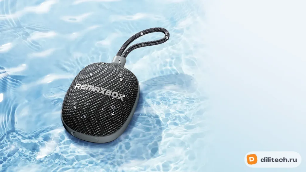 Портативная колонка REMAX RB-M16 Black Waterproof ipx7 Remax Vansound Series Por — фото 4