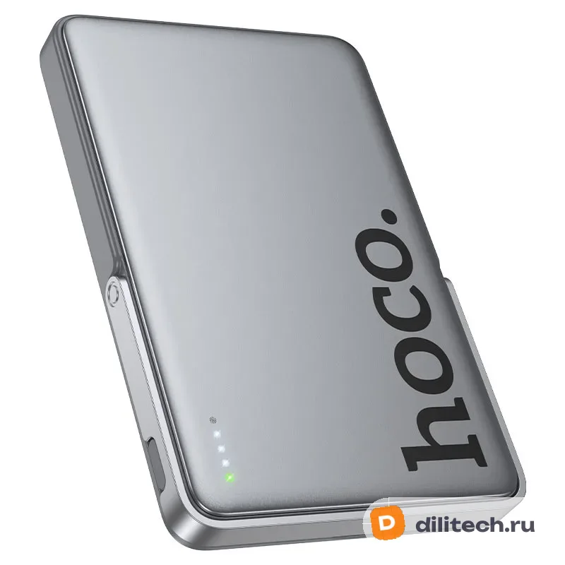 Портативный аккумулятор HOCO Q36A / 10000mAh, серый — фото 4