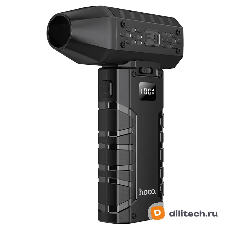 Портативный вентилятор HOCO HX67, чёрный — фото 2