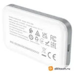Портативный Wi-Fi роутер HOCO HI41, белый — миниатюра 1