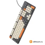 Проводная клавиатура HOCO GM61, чёрная — миниатюра 5