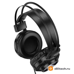 Проводные игровые наушники HOCO W110, чёрные