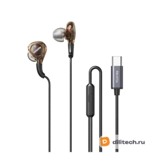 Проводные наушники REMAX RM-670i /White,black / Remax IPH Wired Earphone for Mus