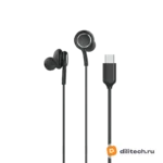Проводные наушники REMAX RM-703AType-C Wired Earphone - Black — миниатюра 2