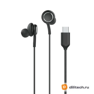 Проводные наушники REMAX RM-703AType-C Wired Earphone - Black