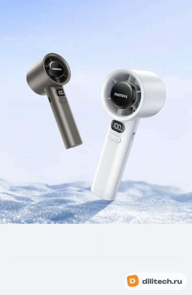 Ручной вентилятор REMAX RS-SF10 /Silver — фото 3