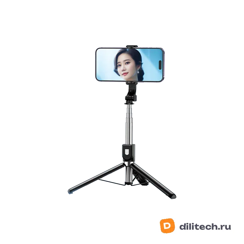 Селфи-палка REMAX P17 Selfie Stick Tripod for Live Streaming 1.3 Black — фото 2