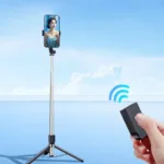 Селфи-палка REMAX P17 Selfie Stick Tripod for Live Streaming 1.3 Black — миниатюра 5