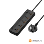 Сетевой разветвитель REMAX RP-U160 Kiddy 30W 3A1C 5-outlet Power Strip WHITE — миниатюра 6