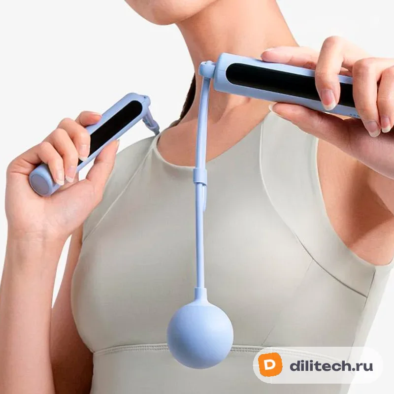 Умная скакалка Xiaomi Mijia 2, светло-голубая — фото 11