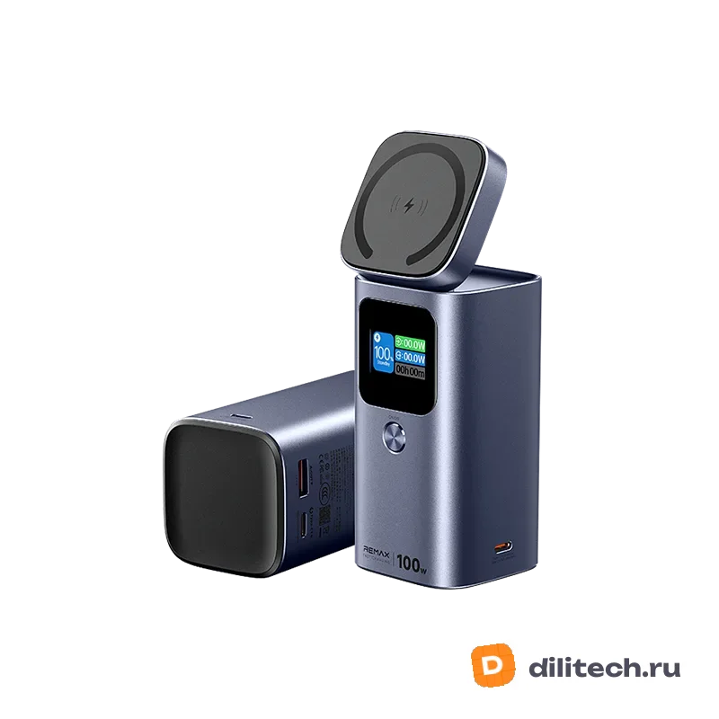 JP339 Wireless Charging Power Bank 15.000mA/100w Магсейф + Дисплей
