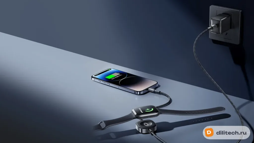 Remax C30 C-L 30W Зарядка для Apple Watch+ Быстрая зарядка 30W — фото 3