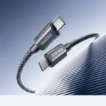 REMAX CB01(C-L) 30W Phantom Aлюминиевый сплав с лампой быстрой зарядки плетеная — миниатюра 5