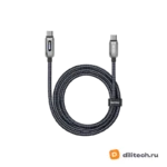 REMAX CB22(A-C) 66W Black Raybeam С подсветкой для быстрой / зарядки из цинковог — миниатюра 3
