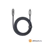 REMAX CB22(C-L) 30W Black Raybeam С подсветкой для быстрой / зарядки из цинковог — миниатюра 4