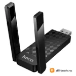 Wi-Fi адаптер HOCO HI34, цвет чёрный — миниатюра 3